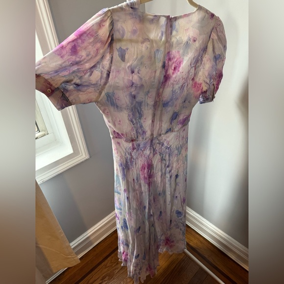 Kooples - bouquet midi length dress with tags. Size 3 - Picture 4 of 4